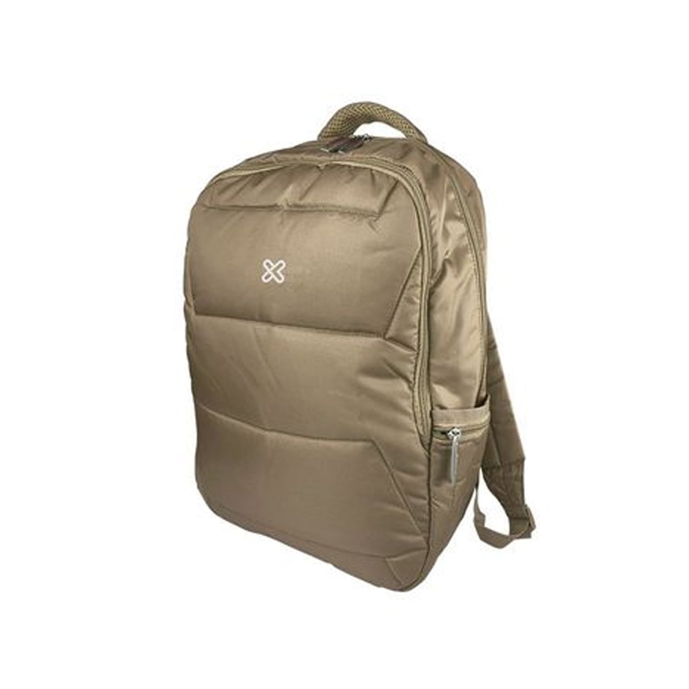MOCHILA PARA PORTÁTIL KLIP XTREME, 15.6' EN NYLON 1200D, COLOR CAQUI, CON DOS COMPARTIMENTOS - 1