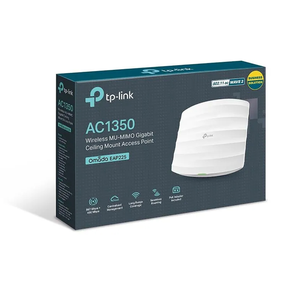 ACCESS POINT TP-LINK EAP225 AC1350 DE WI-FI 5, ALTO RENDIMIENTO Y FÁCIL INSTALACIÓN - 1