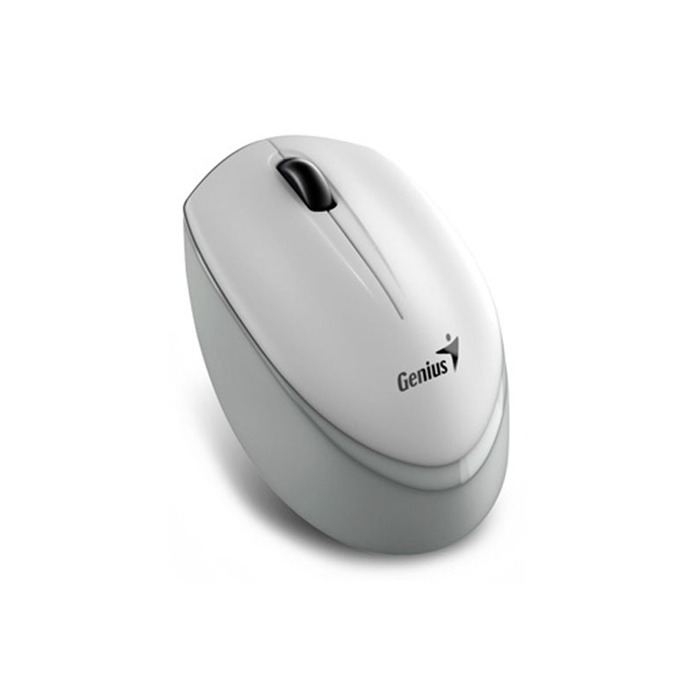 MOUSE GENIUS NX-7009 INALÁMBRICO BLUEEYE ERGONÓMICO EN COLOR BLANCO Y GRIS - CONFORT Y PRECISIÓN - 1