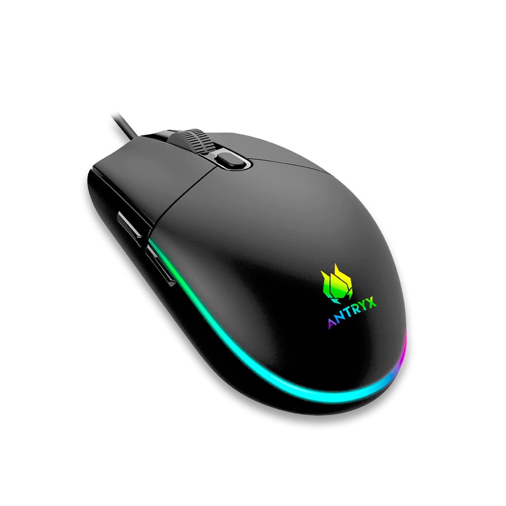 MOUSE GAMING ANTRYX M640 V2 RGB CON 7200 DPI, DISEÑO ERGONÓMICO Y RETROILUMINACIÓN ATRACTIVA - 1