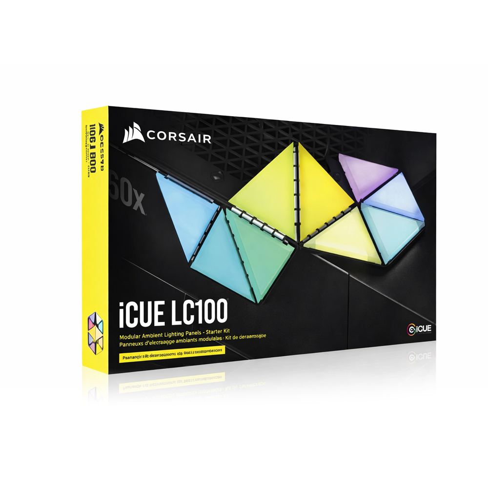 ILUMINACIÓN INTELIGENTE RGB CORSAIR LC100 - EXPANSIÓN VERSÁTIL, COLORES PERSONALIZABLES Y FÁCIL INSTALACIÓN - 1