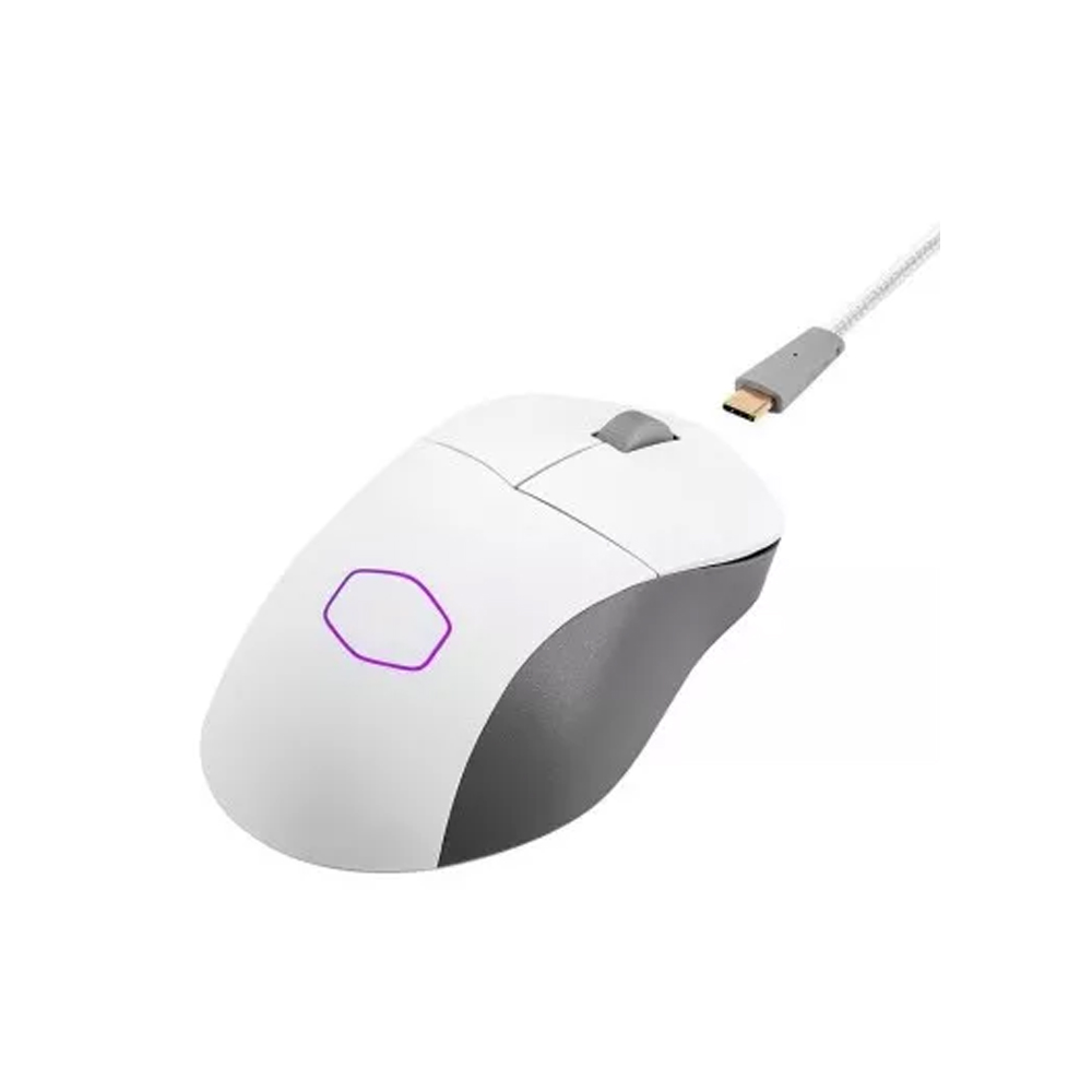 MOUSE GAMING COOLER MASTER MM731 INALÁMBRICO DE 19K DPI EN COLOR BLANCO CON BLUETOOTH - 1