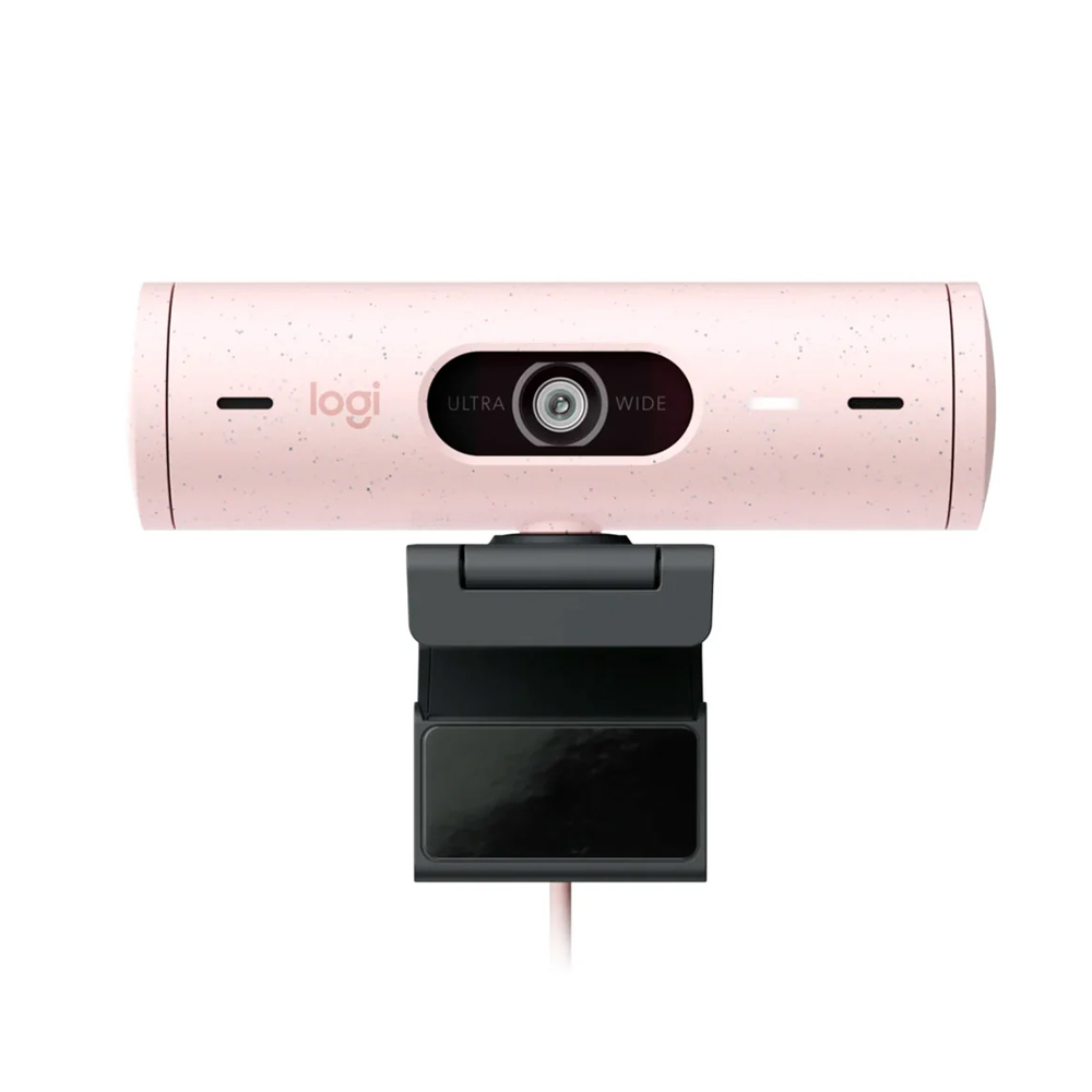 CÁMARA LOGITECH BRIO 500 FHD 1080P USB-C EN COLOR ROSA - CALIDAD PROFESIONAL Y FÁCIL CONEXIÓN - 1
