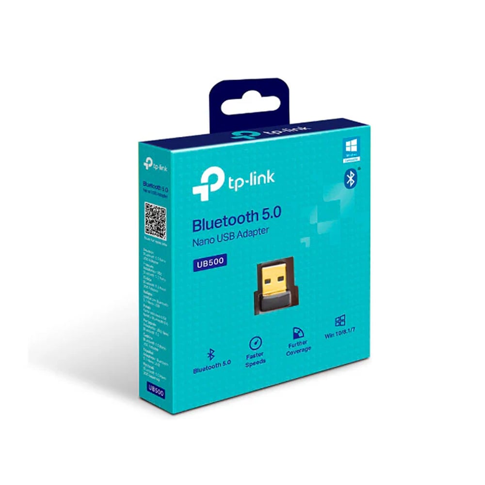 ADAPTADOR BLUETOOTH TP-LINK UB500 V1 USB 2.0 - CONECTIVIDAD 5.0 PARA DISPOSITIVOS INALÁMBRICOS - 1