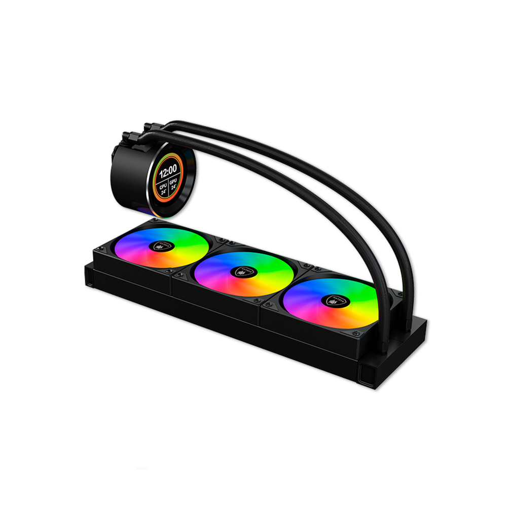 COOLER CPU LÍQUIDO ANTYX TRITON VISION 360 RGB - REFRIGERACIÓN EFICIENTE Y ESTILO PERSONALIZABLE - 1