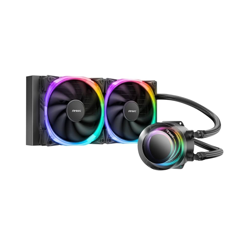 REFRIGERACIÓN LÍQUIDA PARA CPU ANTEC VORTEX 240 ARGB - EFICIENCIA Y ESTILO EN 240 MM - 1