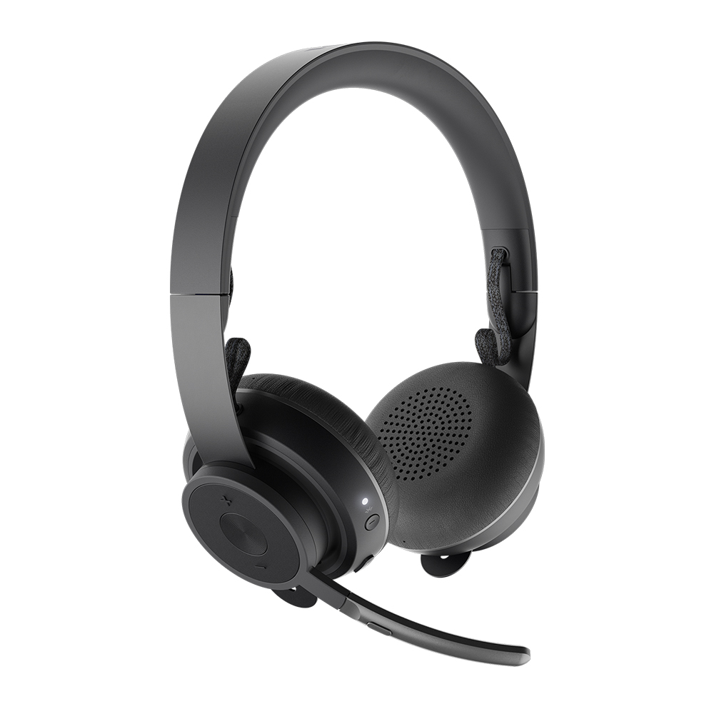 AUDÍFONOS LOGITECH ZONE INALÁMBRICOS CON MICRÓFONO Y BLUETOOTH PARA TEAMS - COLOR GRAFITO - 1