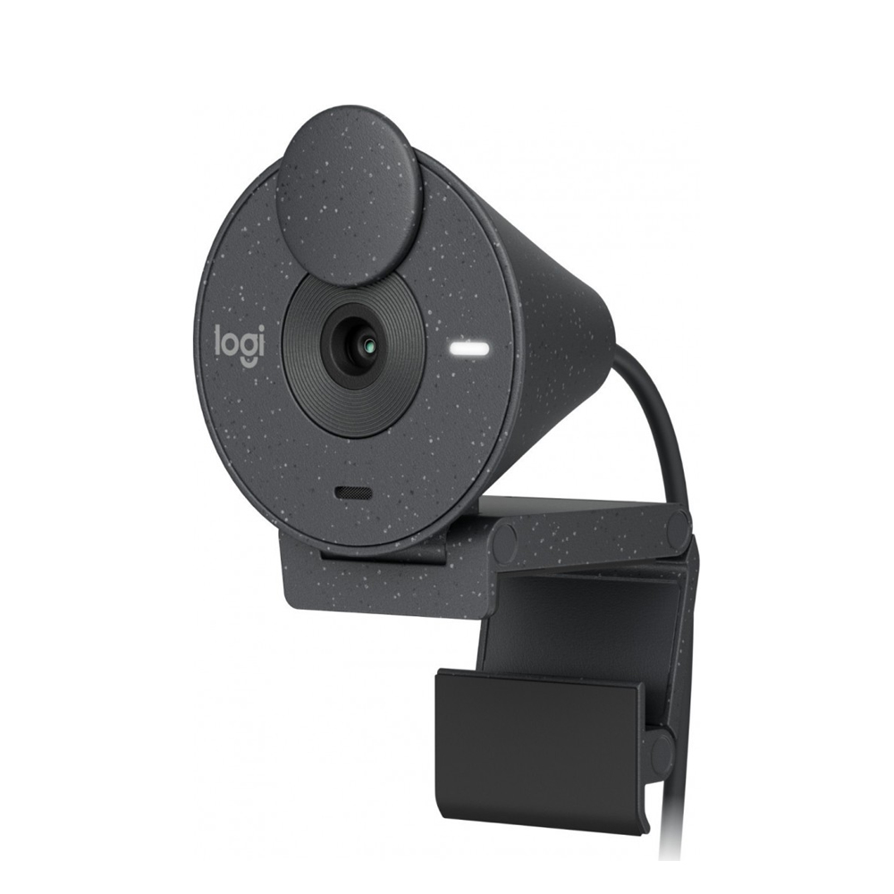 CÁMARA LOGITECH BRIO 300 FHD 1080P USB-C NEGRA - CAPTURA DE ALTA CALIDAD Y CONEXIÓN RÁPIDA - 1