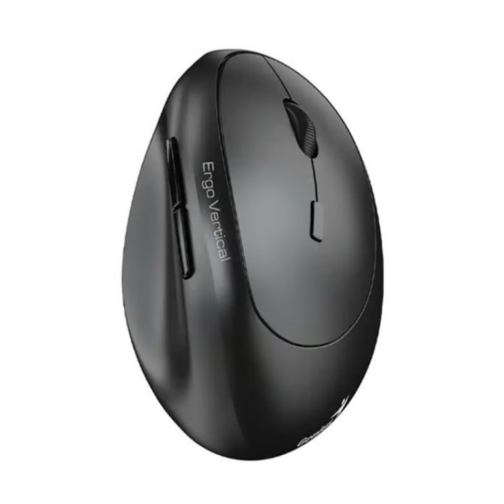 MOUSE INALÁMBRICO VERTICAL GENIUS ERGO 8350S AI CON BLUETOOTH, 6 BOTONES Y DISEÑO ERGONÓMICO GRIS OSCURO - 1