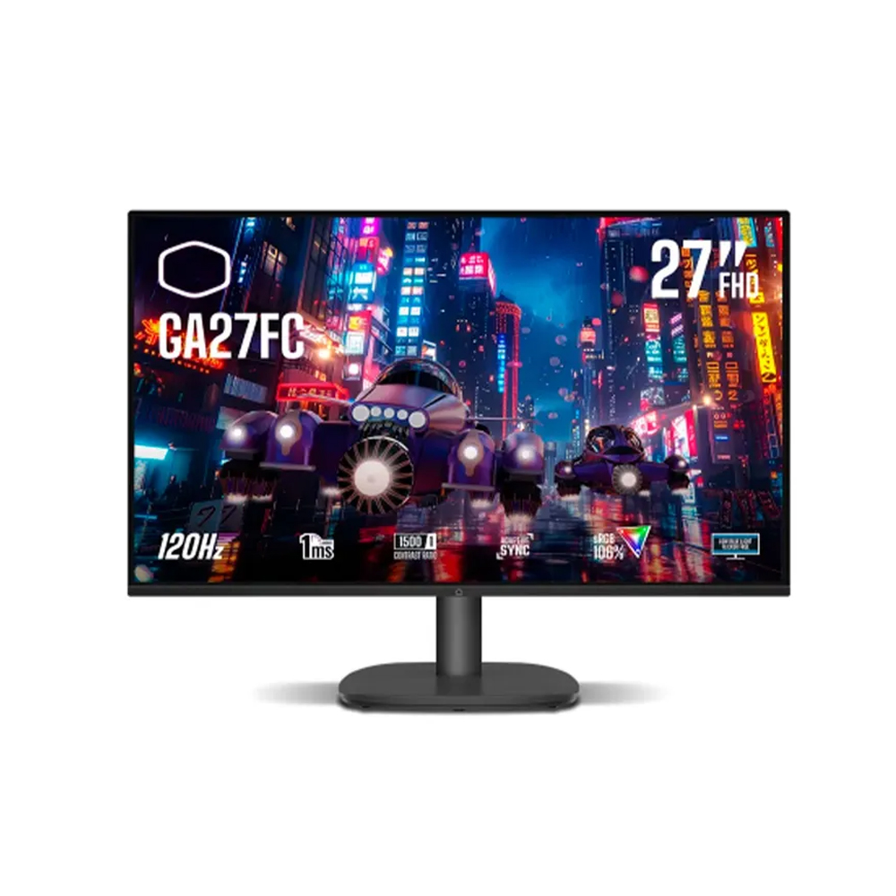 MONITOR COOLER MASTER GA27FC DE 27' IPS FHD, 120HZ, 1MS - IDEAL PARA GAMING Y MULTIMEDIA - 1