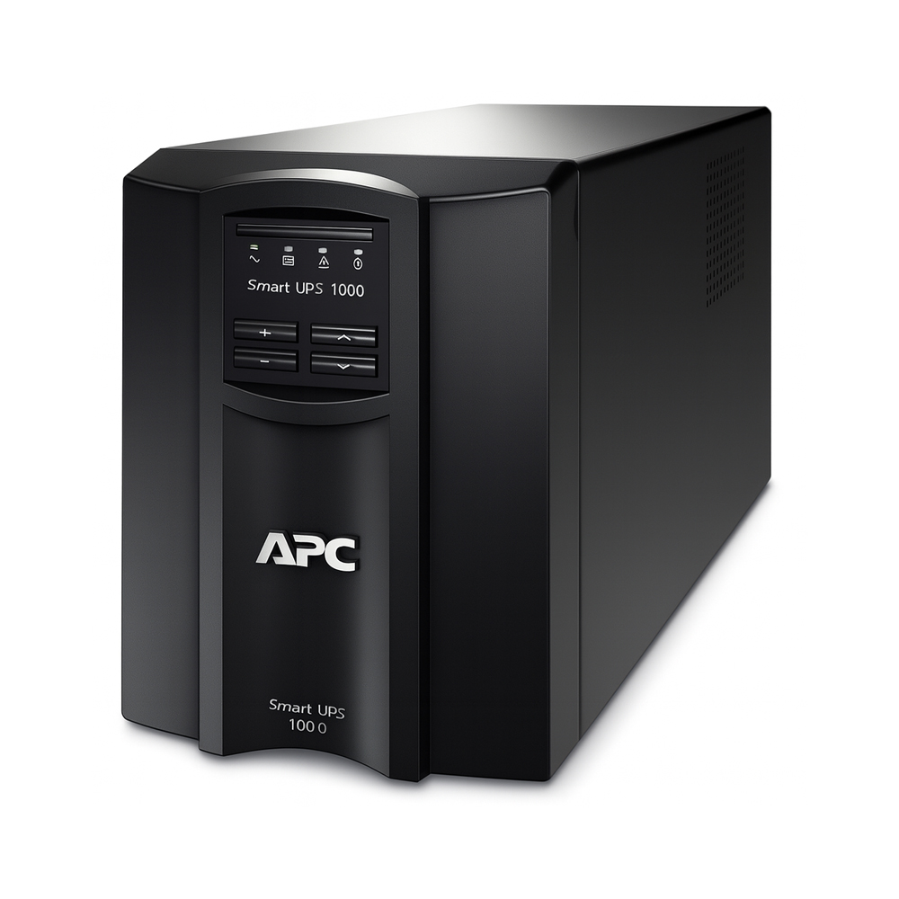 UPS APC SMART-UPS 1KVA TORRE INTERACTIVA CON 8 SALIDAS IEC Y 3 HORAS DE RECARGA, ONDA SINUSOIDAL - 1