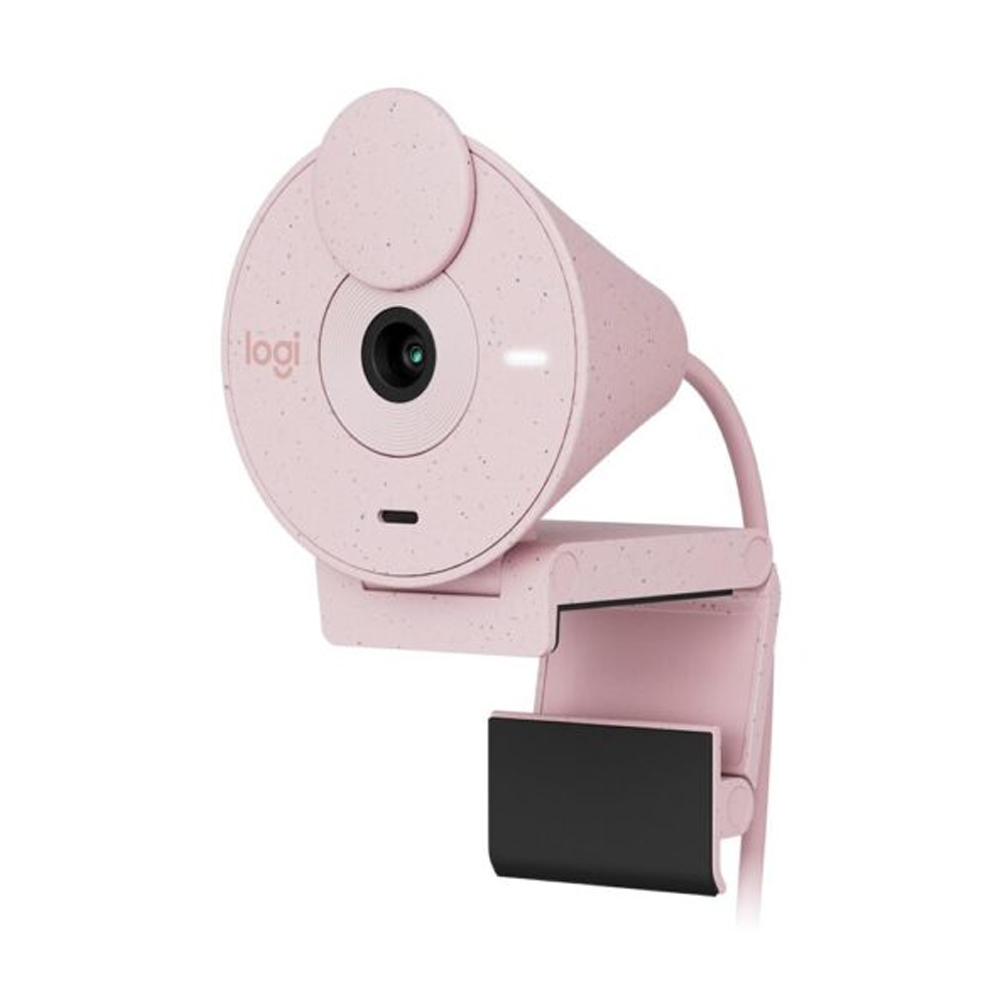 CÁMARA LOGITECH BRIO 300 FHD 1080P USB-C ROSA - GRABACIÓN DE ALTA CALIDAD PARA VIDEOCONFERENCIAS - 1
