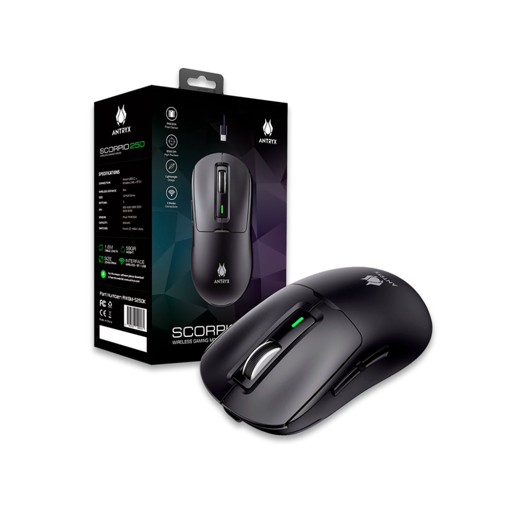 MOUSE GAMING ANTRYX SCORPIO 250 WIRELESS - 1