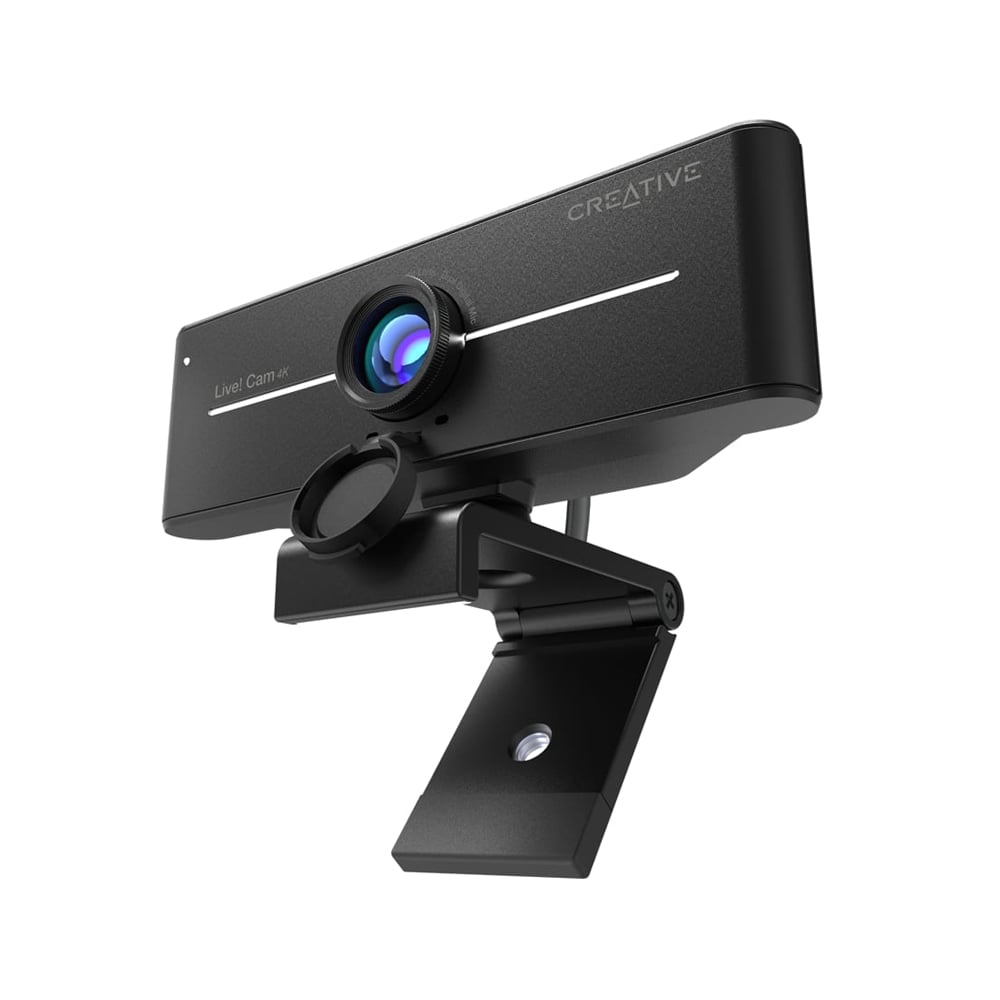 CÁMARA CREATIVE LIVE! CAM SYNC 4K UHD 2160P CON MICRÓFONOS DOBLES Y CONEXIÓN USB-C, NEGRA - 1