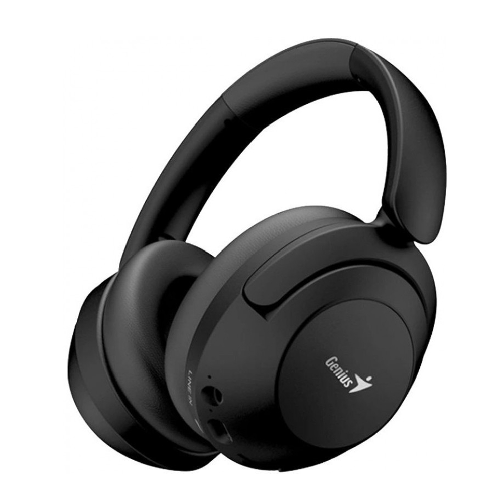 AUDÍFONOS GENIUS HS-810BT BLUETOOTH PLEGABLES DE 40MM EN COLOR NEGRO CON MICRÓFONO INTEGRADO - 1