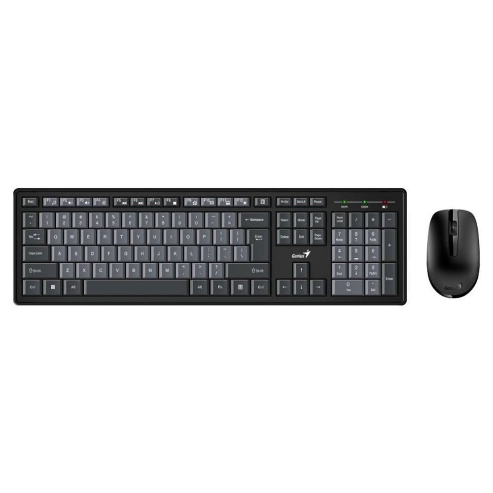 TECLADO Y MOUSE GENIUS KM-8200 AI COPILOT INALÁMBRICO - ERGONOMÍA Y PRECISIÓN EN TU ESCRITORIO - 1