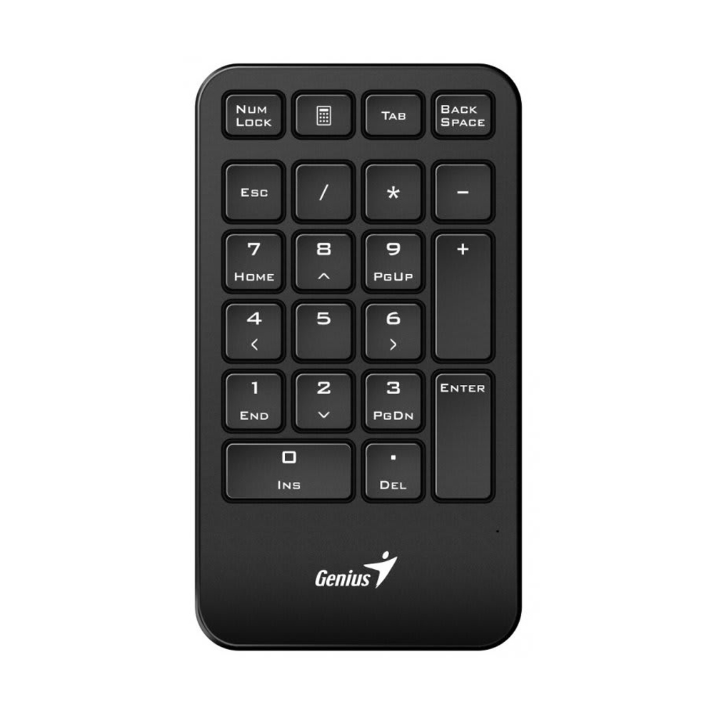 TECLADO NUMÉRICO GENIUS NUMPAD 1000 INALÁMBRICO CON TECLA COPILOT - COLOR NEGRO, USB - 1