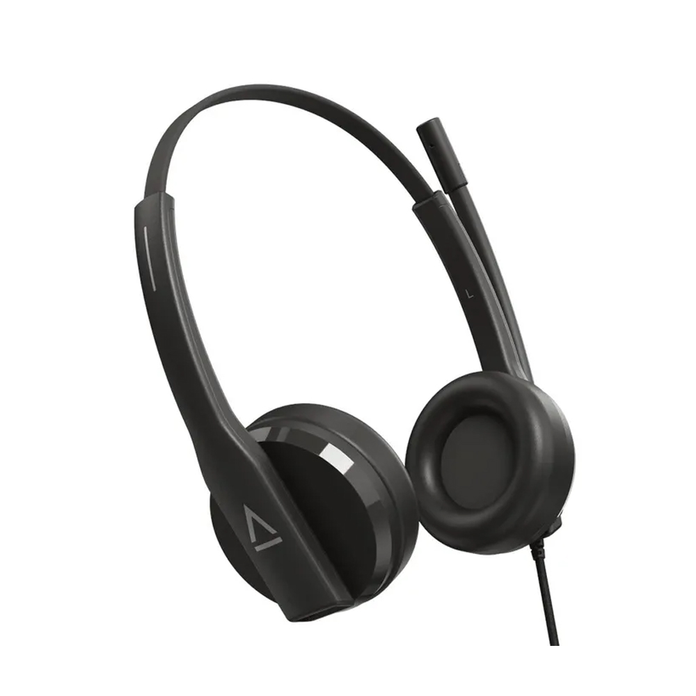 AUDÍFONOS CREATIVE HS-230 CON MICRÓFONO, CANCELACIÓN DE RUIDO, ADAPTADOR USB-A, 40MM, COLOR NEGRO - 1