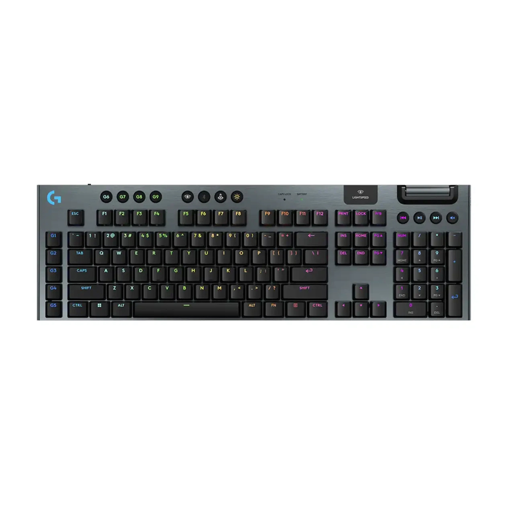 TECLADO LOGITECH G915 X LIGHTSPEED / BLUETOOTH, RGB, KEYCONTROL, NEGRO - RENDIMIENTO AVANZADO - 1