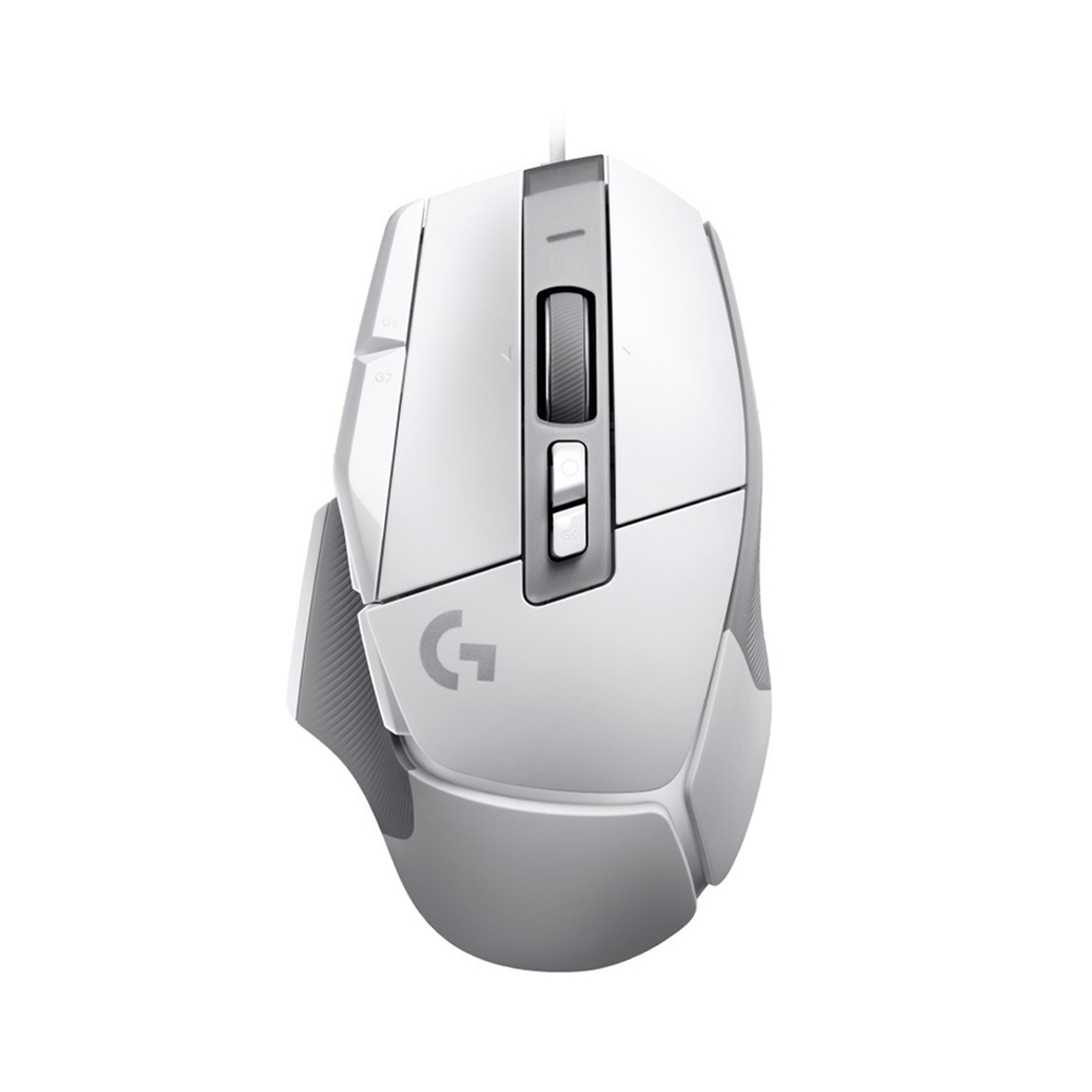 MOUSE LOGITECH G502 X HERO LIGHTFORCE USB 25K DPI BLANCO - PRECISIÓN Y ERGONOMÍA PARA GAMERS - 1