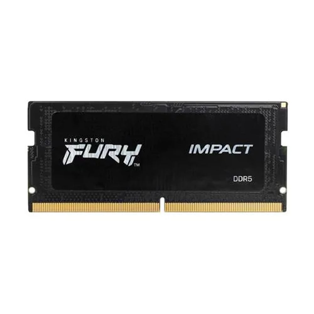 MEMORIA RAM KINGSTON FURY IMPACT 16GB DDR5 5600MHZ SO-DIMM, CL40, 1.1V, IDEAL PARA GAMING Y RENDIMIENTO ALTO - 1