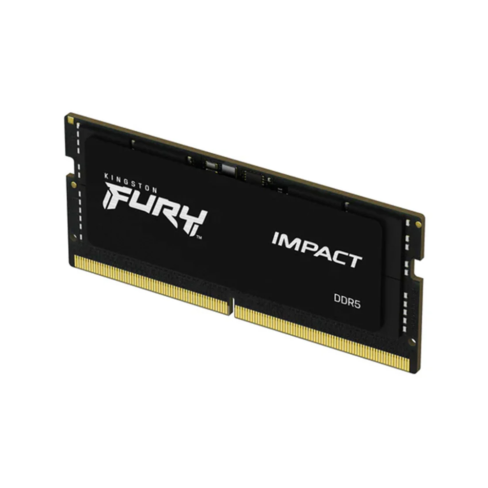 MEMORIA RAM SO-DIMM KINGSTON FURY IMPACT 16GB DDR5 4800MHZ CL38 - ALTA VELOCIDAD Y RENDIMIENTO - 1