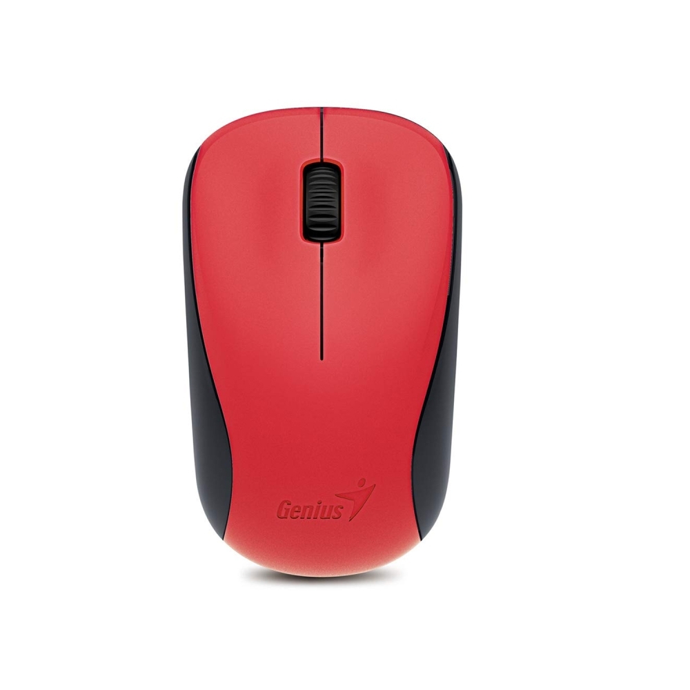 MOUSE INALÁMBRICO GENIUS NX-7000 ROJO - ERGONOMÍA, PRECISIÓN Y CONEXIÓN ESTABLE PARA GAMERS Y OFICINA - 1