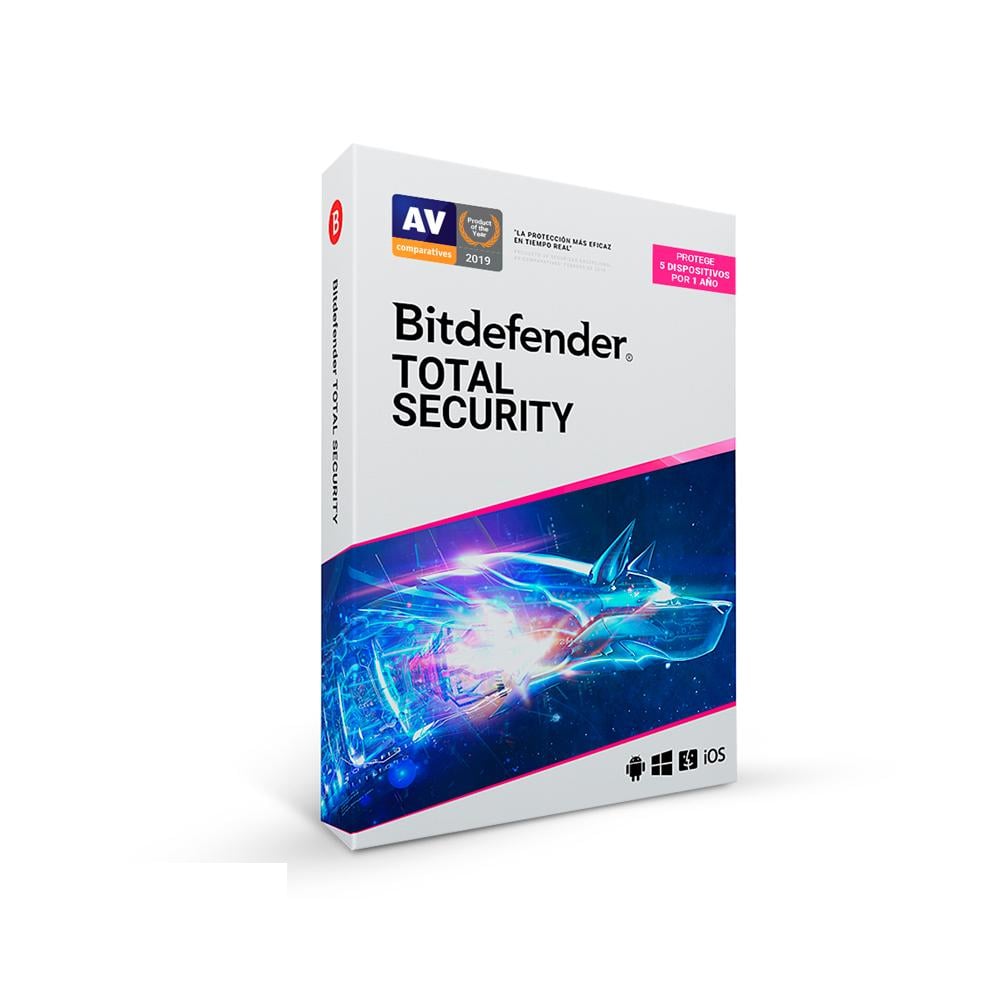 BITDEFENDER TOTAL SECURITY - LICENCIA 12 MESES PARA 5 PCS | PROTECCIÓN COMPLETA Y RENDIMIENTO ÓPTIMO - 1
