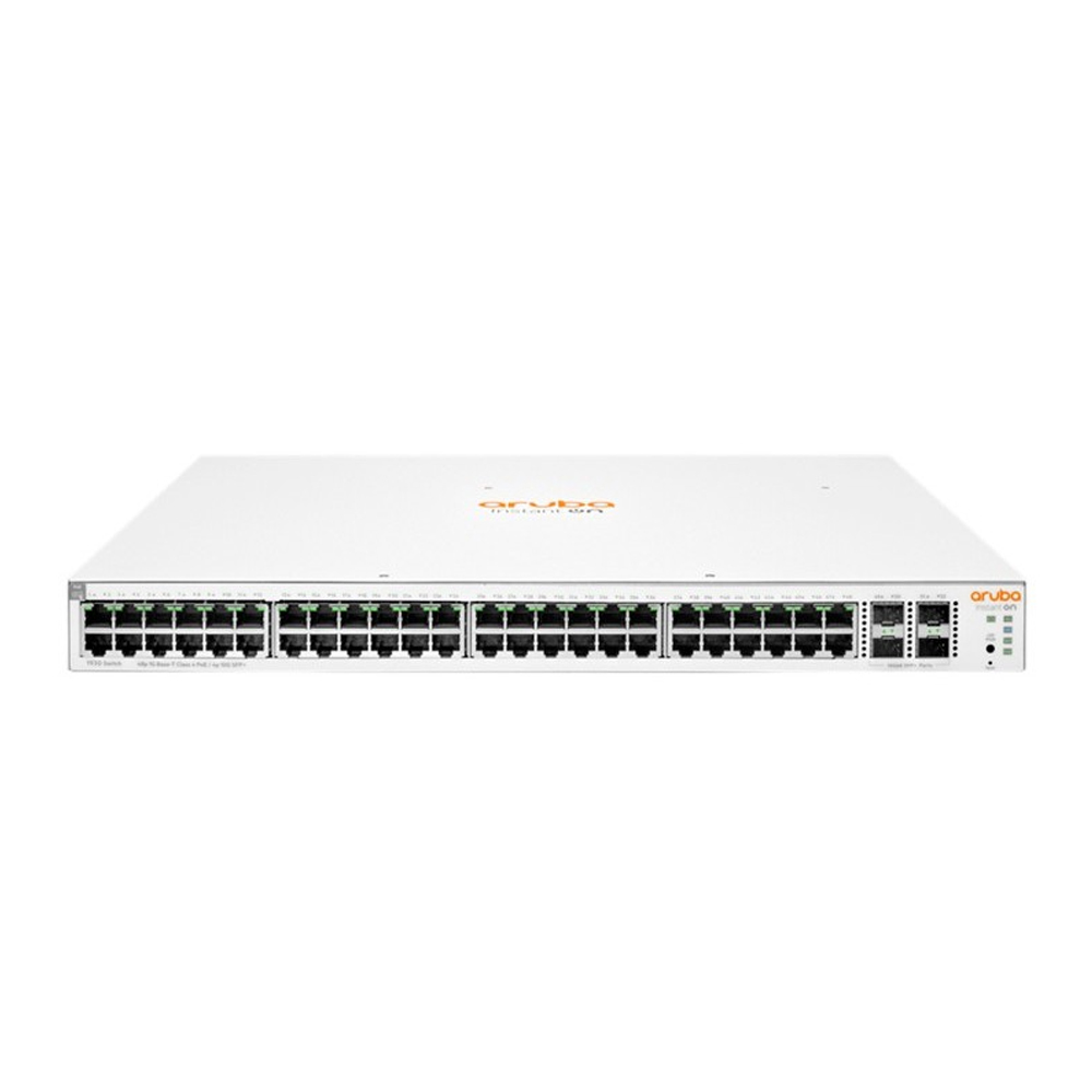 CONMUTADOR ETHERNET ARUBA INSTANT ON 1930 DE 48 PUERTOS, GIGABIT, POE, 10G, 1U, IDEAL PARA REDES EMPRESARIALES - 1