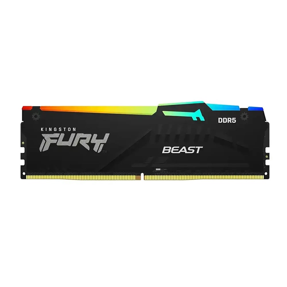 MEMORIA RAM KINGSTON FURY BEAST 16GB DDR5 5600MHZ CL40 RGB PARA GAMING - ALTA VELOCIDAD Y RENDIMIENTO - 1