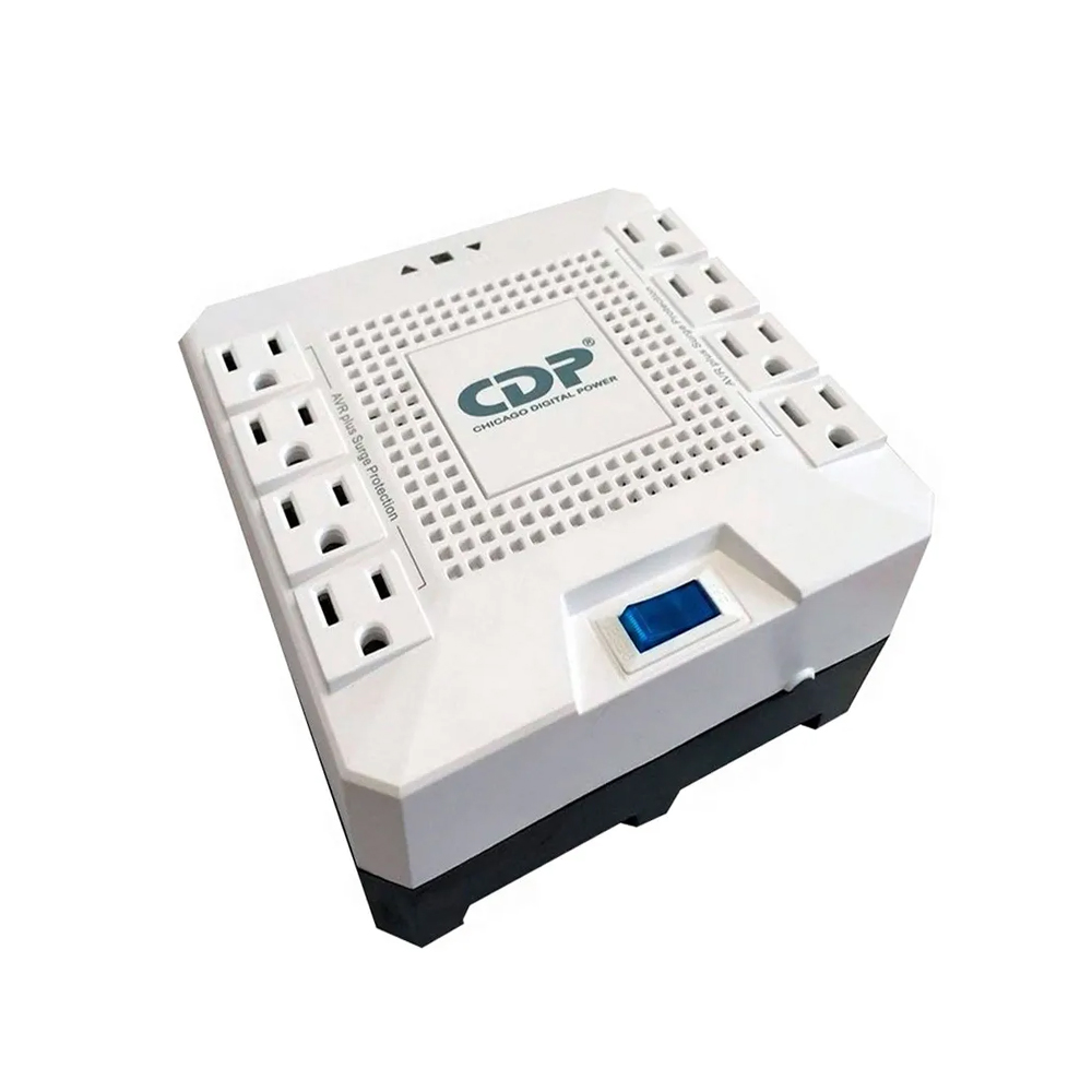 ESTABILIZADOR R-AVR1808I 1800VA 1000W CON 8 SALIDAS - PROTECCIÓN ELÉCTRICA CONFIABLE Y EFICIENTE - 1