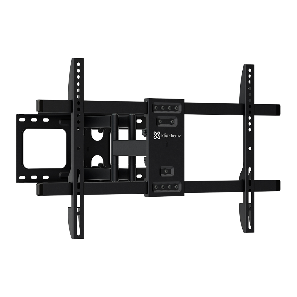 SOPORTE PARA TV KLIP XTREME, INCLINABLE DE 37-90' Y HASTA 60KG, MONTAJE FÁCIL Y SEGURO, NEGRO - 1