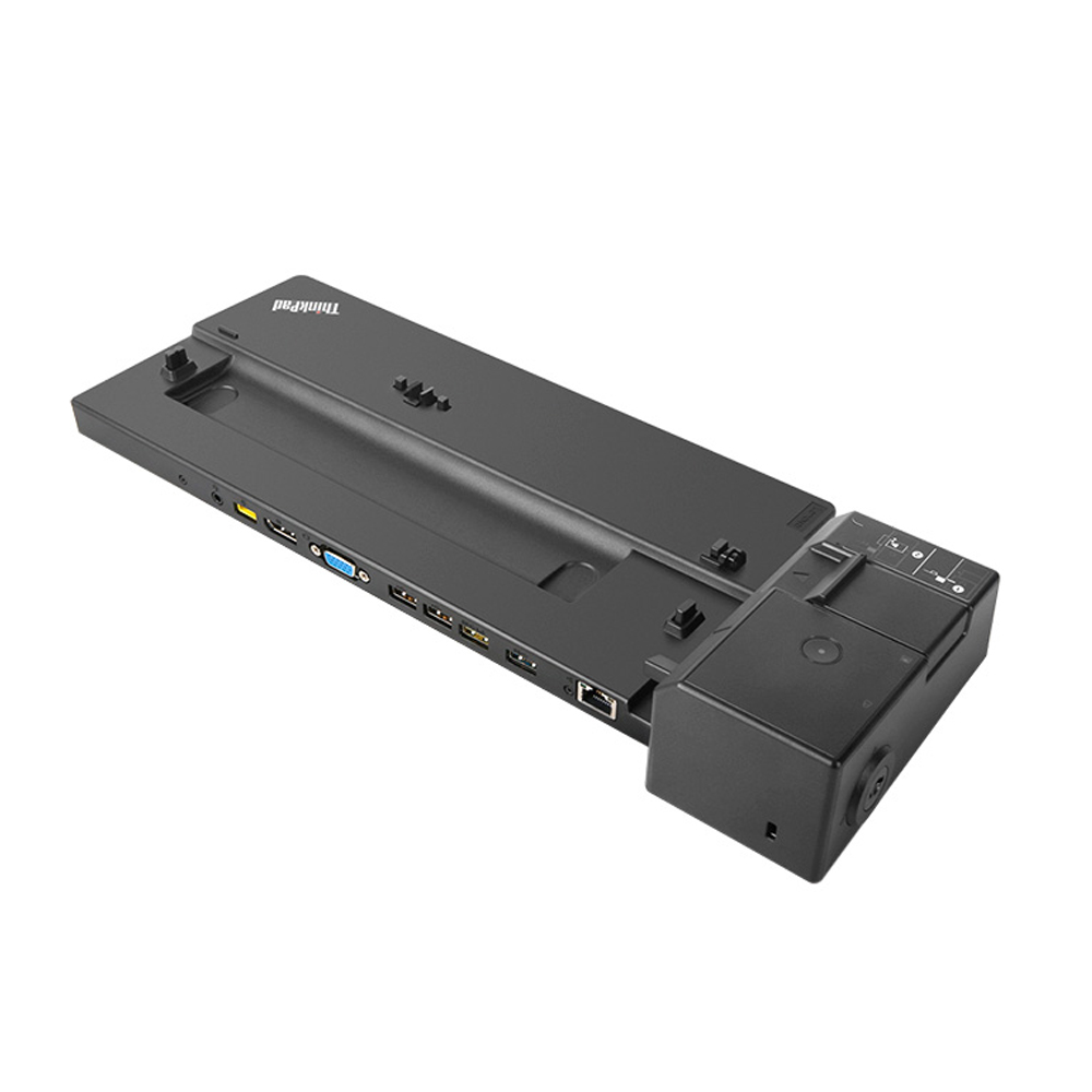 ESTACIÓN DE ACOPLAMIENTO LENOVO 40AG0090US CON VGA, DP, DVI-D, USB, AUDIO Y LAN - CONECTIVIDAD COMPLETA - 1