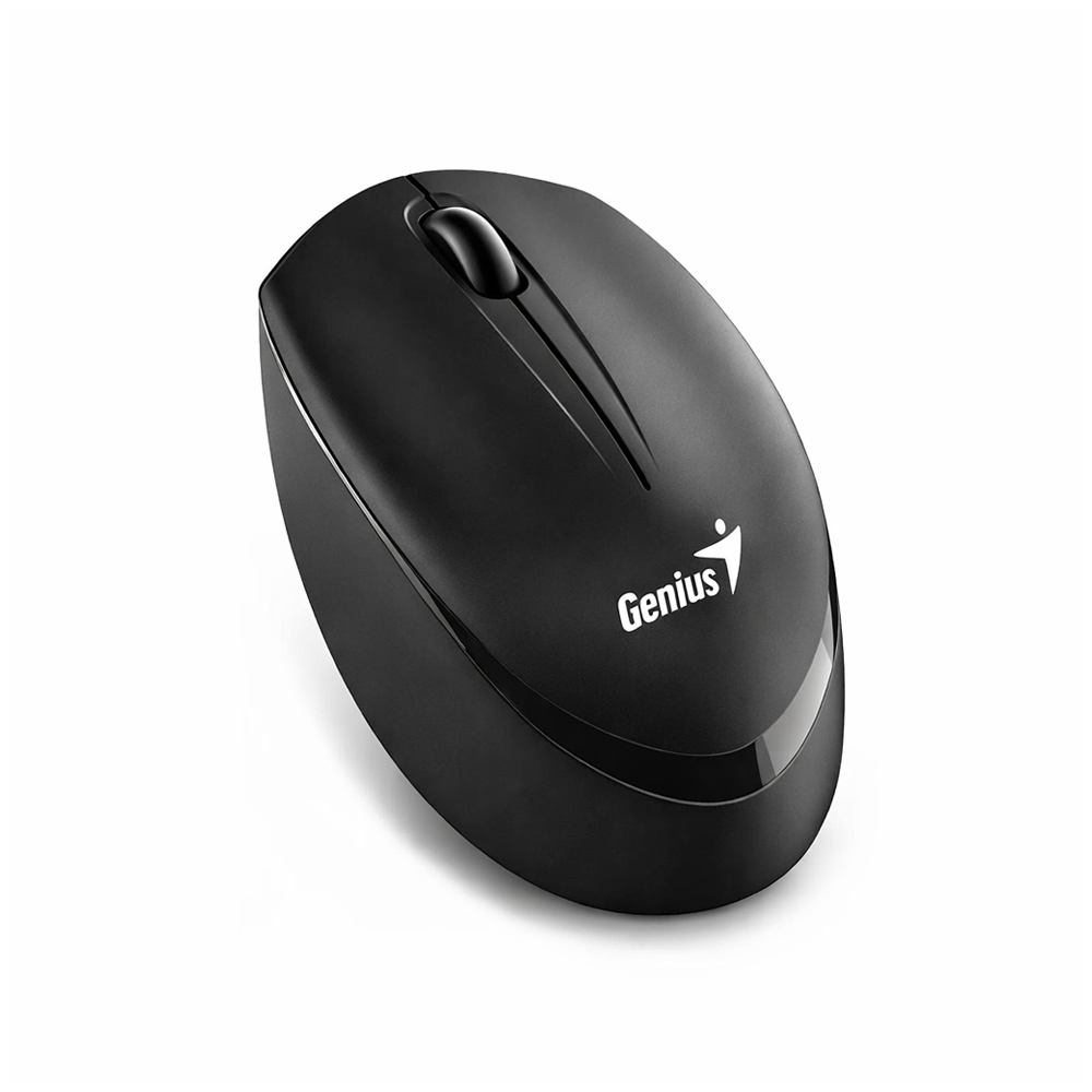 MOUSE GENIUS NX-7009 WIRELESS BLUEEYE ERGONOMICO CONECTIVIDAD INALÁMBRICA BLACK - 1