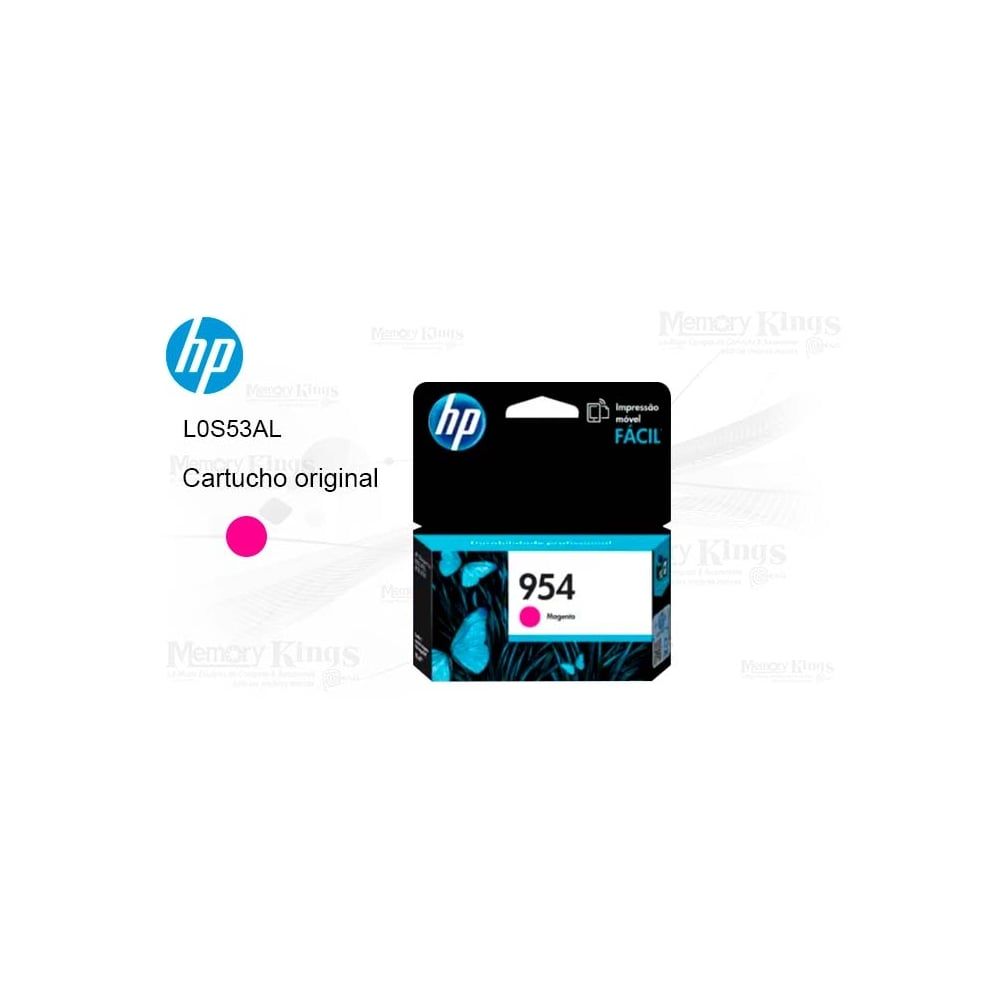 CARTUCHO DE TINTA HP 954 MAGENTA - HASTA 700 PÁGINAS DE IMPRESIÓN - COMPATIBLE Y DE ALTA CALIDAD - 1