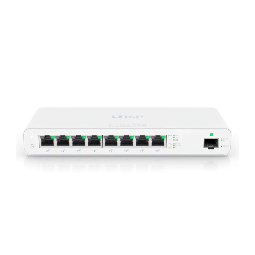 ROUTER UBIQUITI UISP-R DE 8 PUERTOS 1GBE - CONECTIVIDAD RÁPIDA Y CONFIABLE PARA TU RED - 1