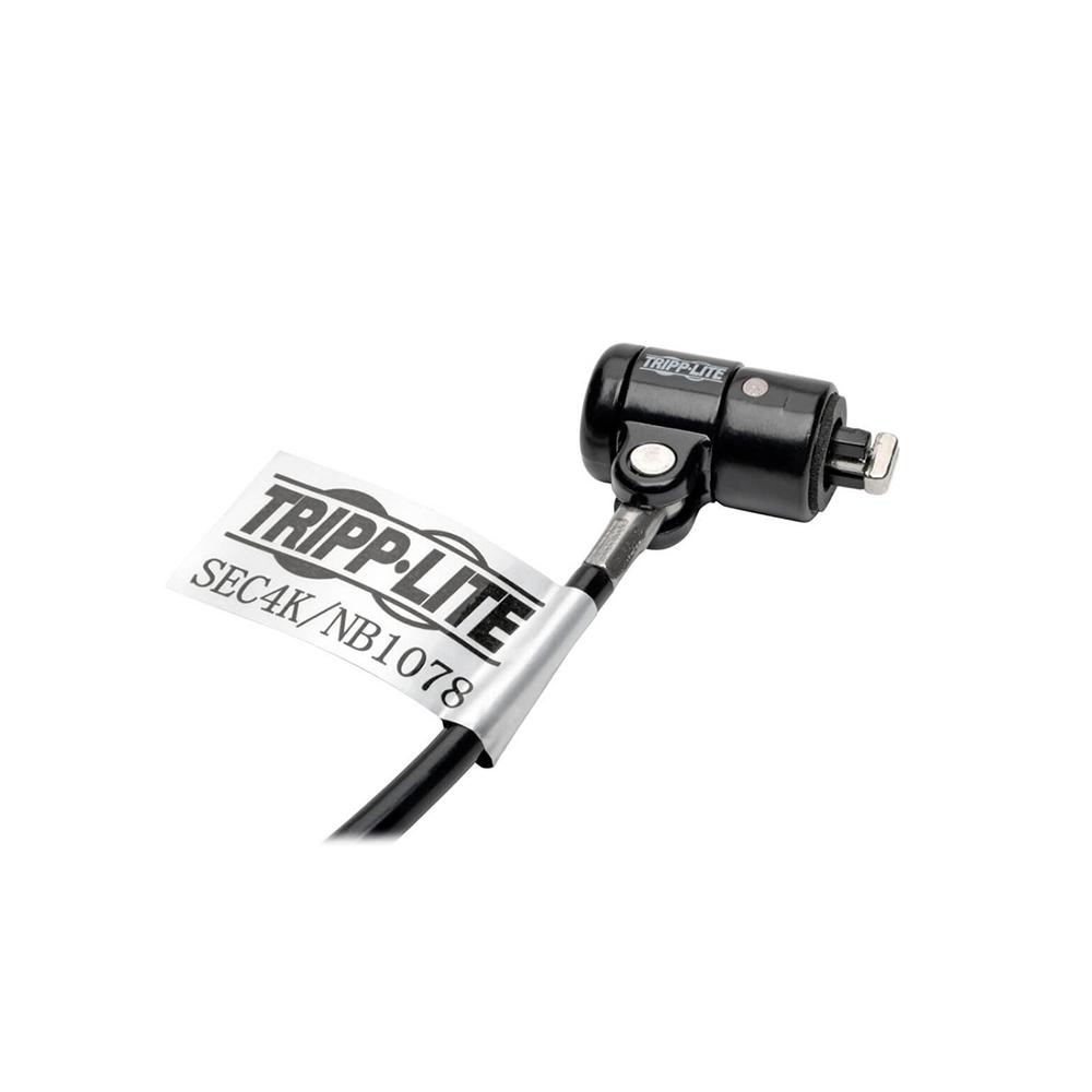 CABLE DE SEGURIDAD TRIPP LITE SEC4K DE 1.22M CON LLAVE PARA LAPTOPS Y PERIFÉRICOS - PROTECCIÓN CONFIABLE - 1