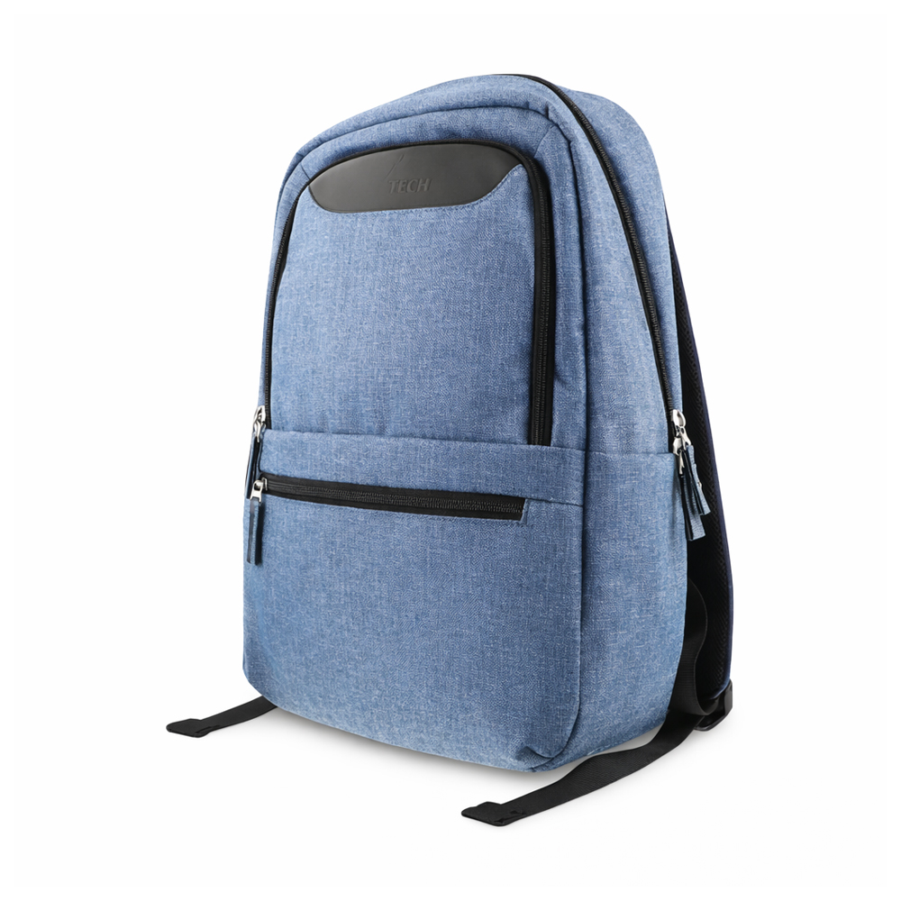 MOCHILA PARA LAPTOP XTECH WINSOR XTB-212 DE 15.6' EN AZUL Y NEGRO, RESISTENTE DE POLIÉSTER - 1