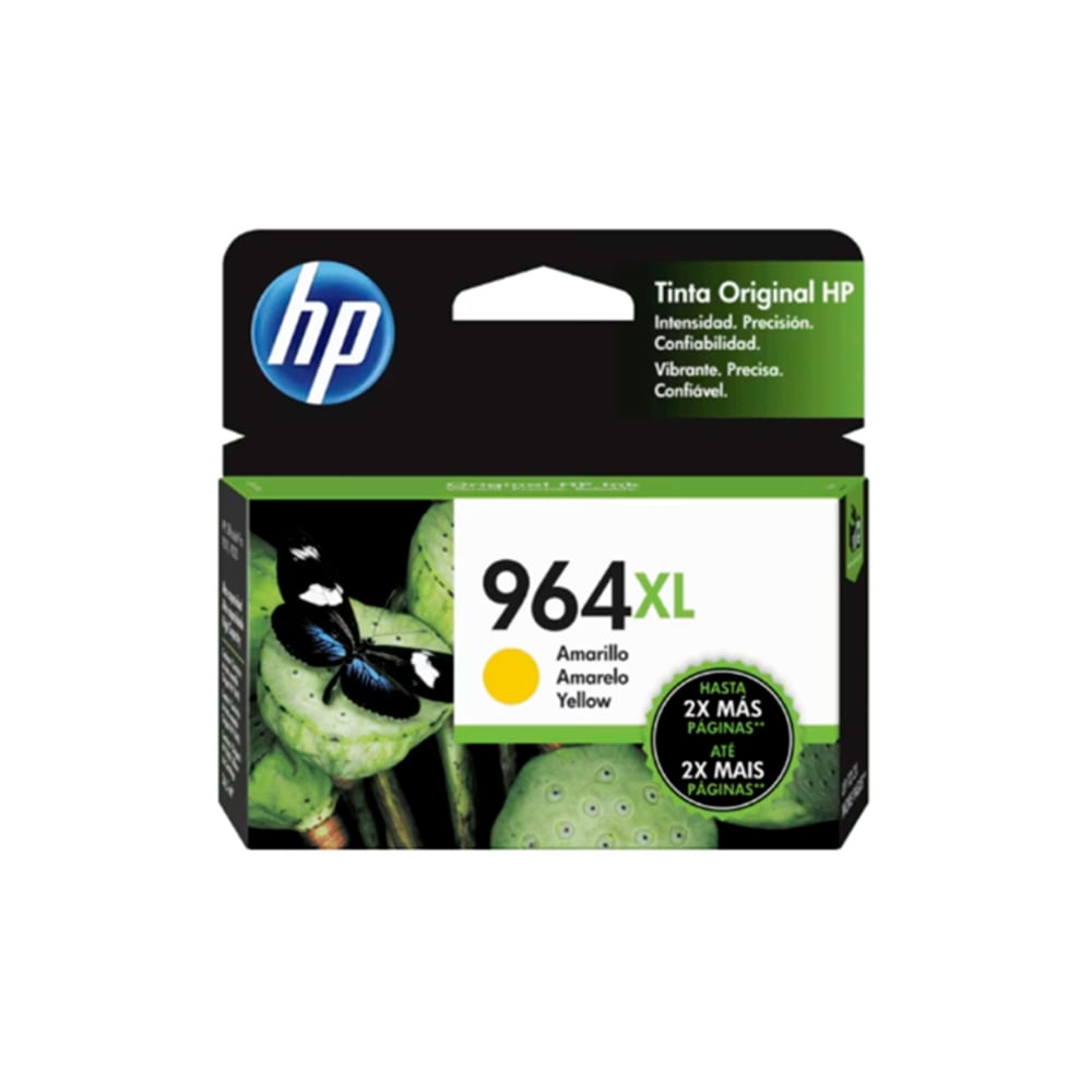 TINTA HP 964XL AMARILLA PARA OJP 9010 - RINDE 1,600 PÁGINAS, IDEAL PARA IMPRESIONES DE CALIDAD - 1