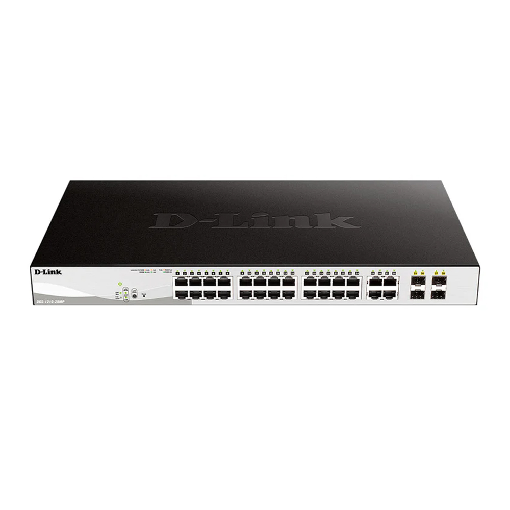SWITCH D-LINK DGS-1210-28P POE 24 PUERTOS RJ-45 LAN GIGABIT - 1