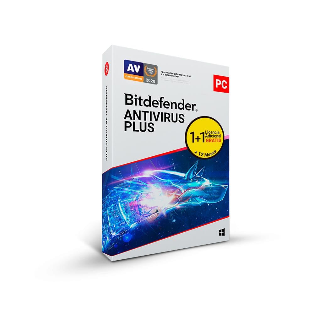 ANTIVIRUS BITDEFENDER BD ANT PLUS 1 DISPOSITIVO + 1 PC, 12 MESES DE PROTECCIÓN PREMIUM - 1