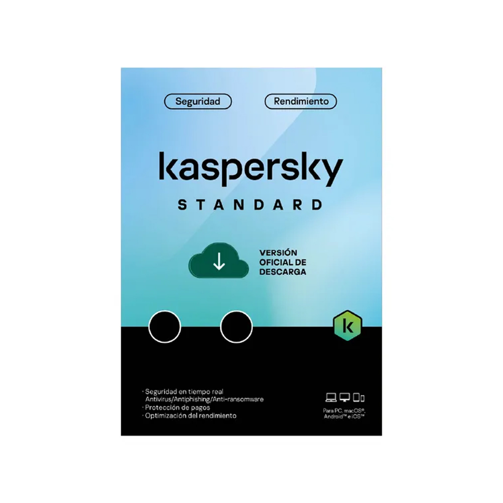 ANTIVIRUS KASPERSKY STANDARD PARA 10 PCS - PROTECCIÓN AVANZADA Y SEGURIDAD TOTAL PARA TU DISPOSITIVO - 1