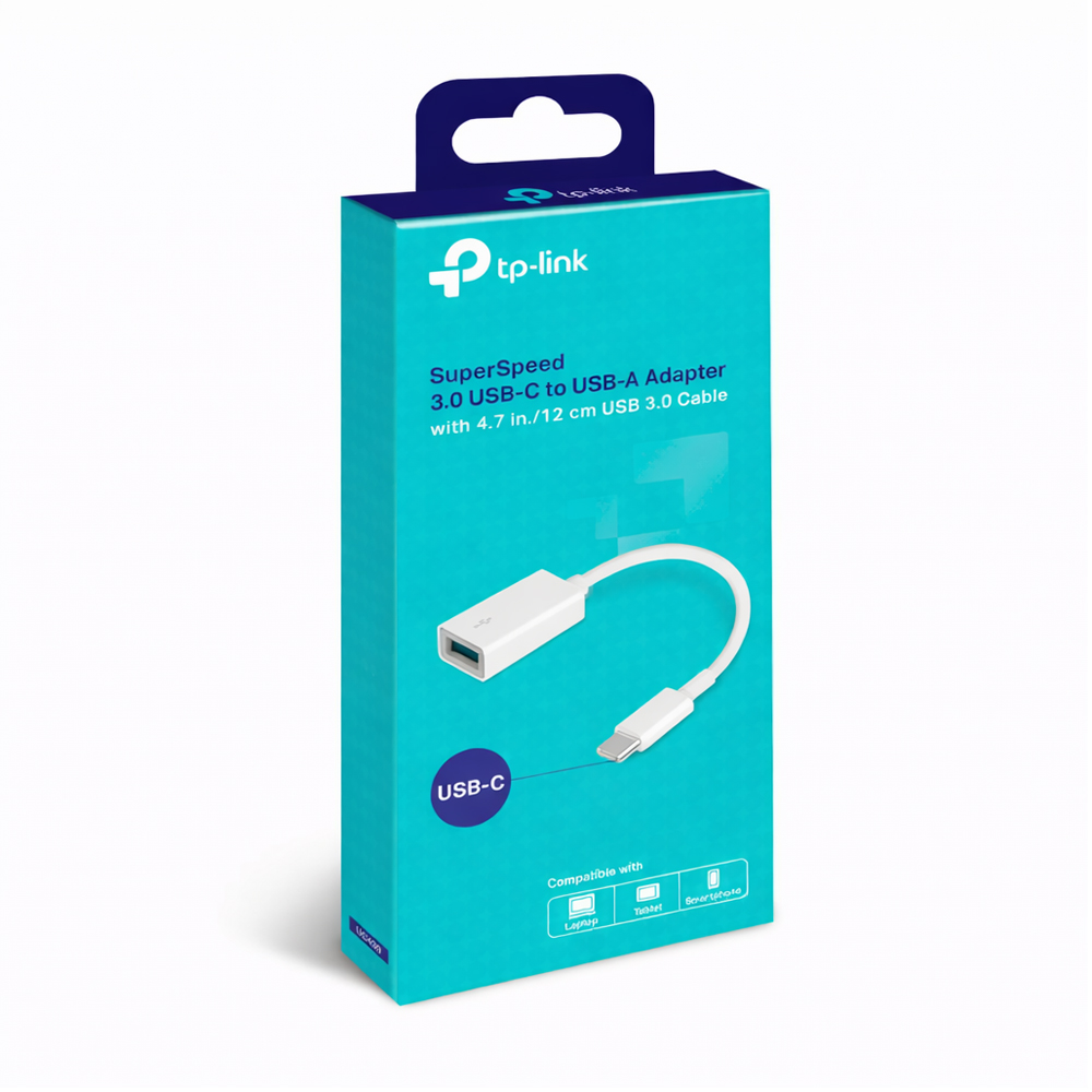 ADAPTADOR USB-C A USB 3.0 TP-LINK UC400 - CONEXIÓN RÁPIDA Y CONFIABLE PARA TUS DISPOSITIVOS - 1