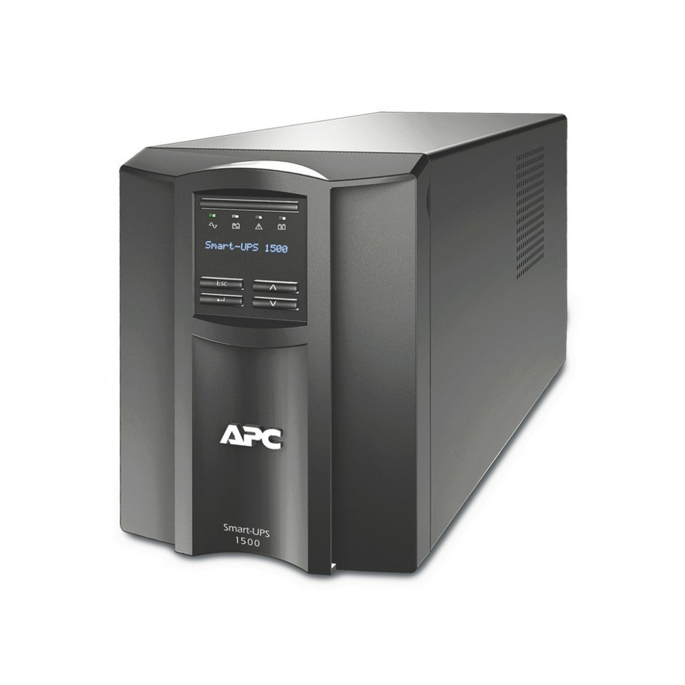UPS APC SMART-UPS 1.50KVA TORRE ONDA SINUSOIDAL 8 SALIDAS IEC 3 HORAS RECARGA 230V AC - 1