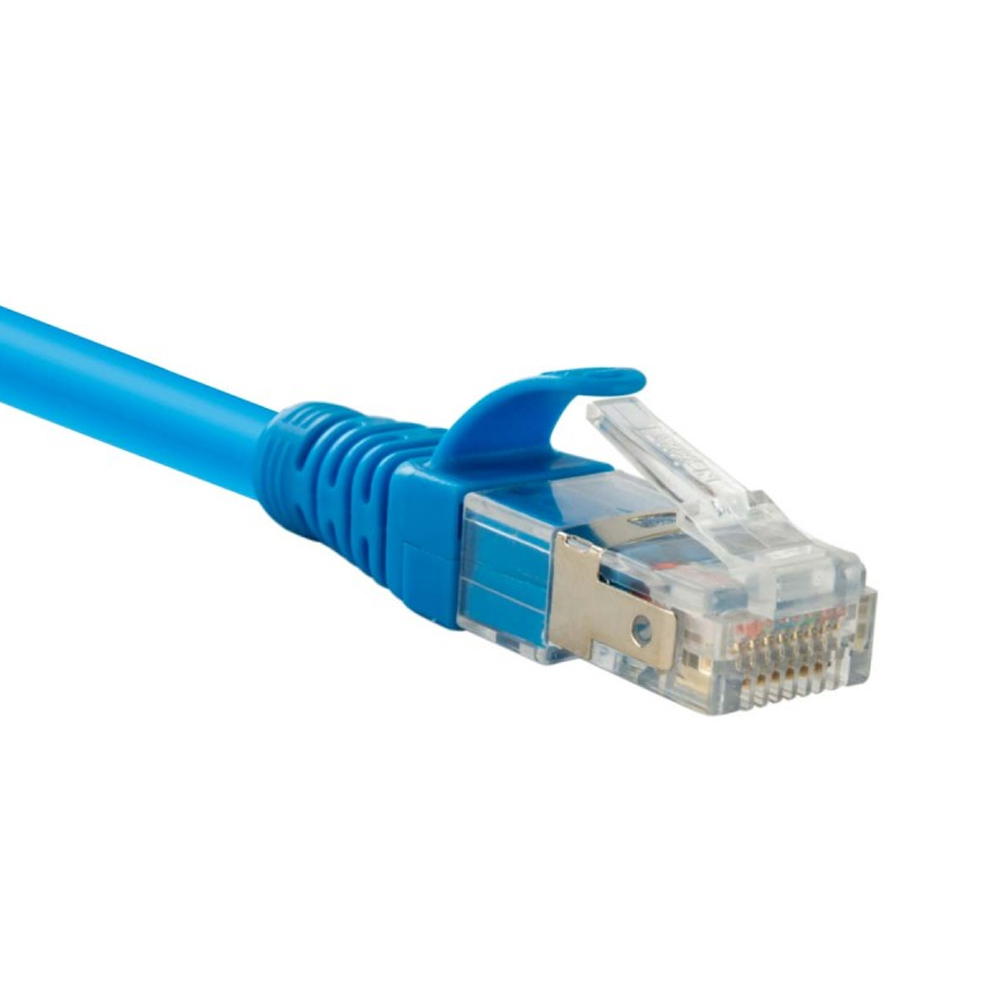 CABLE PATCH NEXXT SOLUTIONS CAT.6A UTP AZUL 7 PIES, ALTA VELOCIDAD Y BAJA FRAGILIDAD LSZH - 1