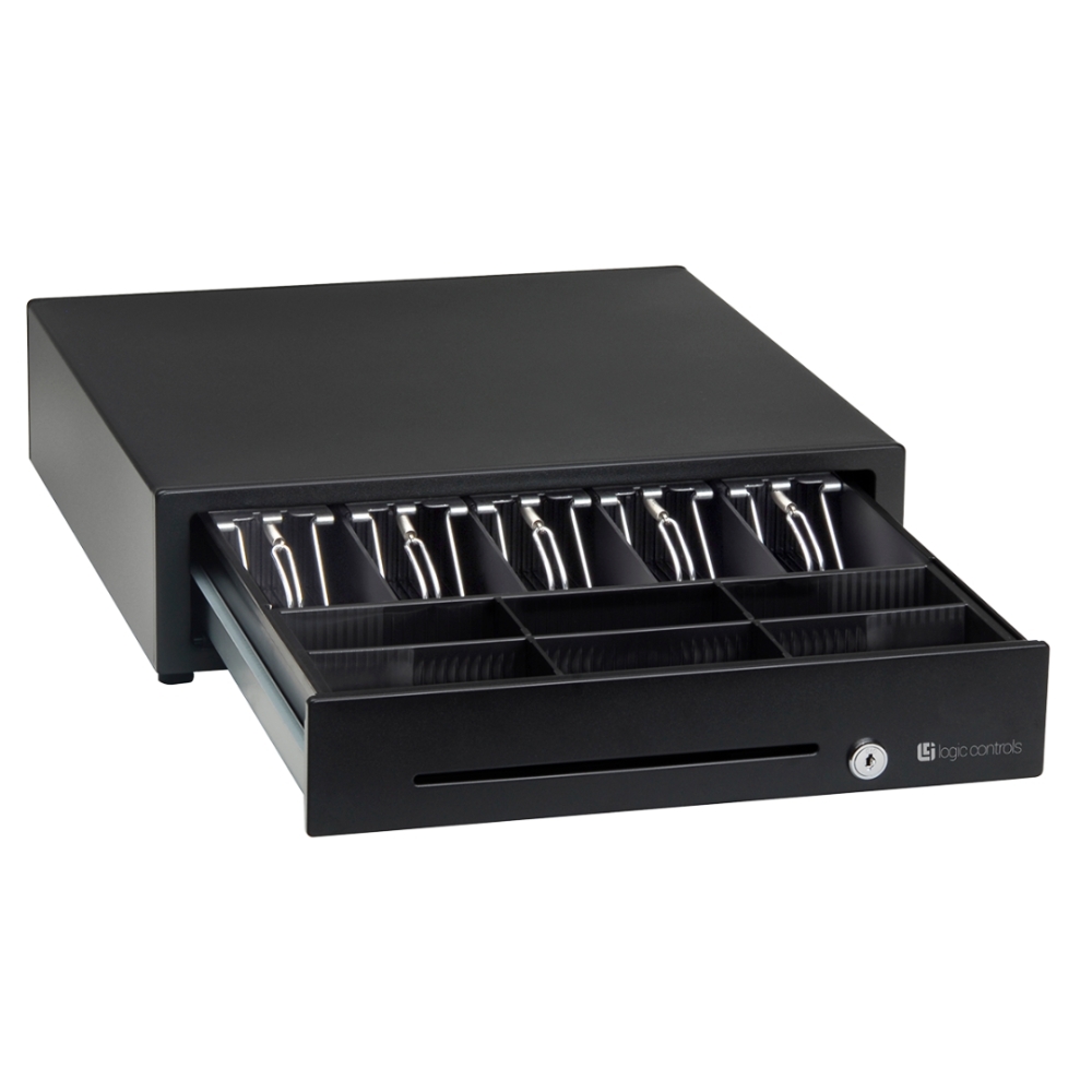 TAPA DE BANDEJA LOGIC CONTROLS CD415 CON SEGURO - 1