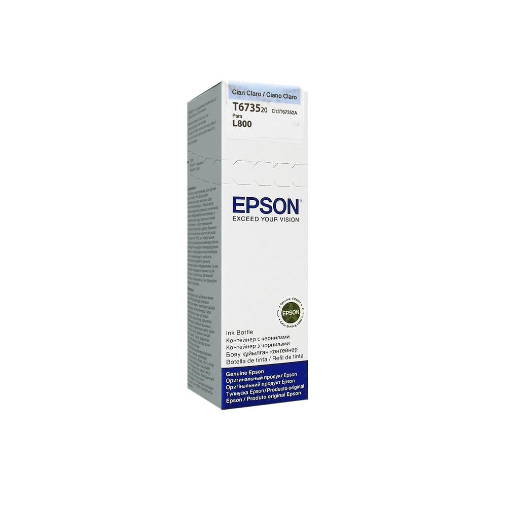 TINTA CIAN CLARO EPSON L800 PARA IMPRESIONES DE ALTA CALIDAD - TECNOLOGÍA DE INYECCIÓN DE TINTA - 1