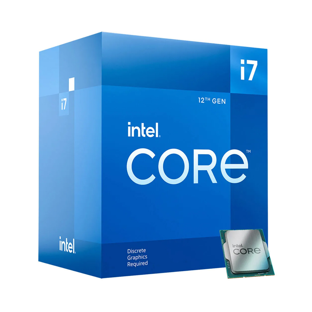 INTEL CORE I7 12700F 2.1 GHZ, 12 NÚCLEOS, 20 HILOS, 25 MB CACHÉ, SOCKET LGA1700 - RENDIMIENTO SUPERIOR - 1