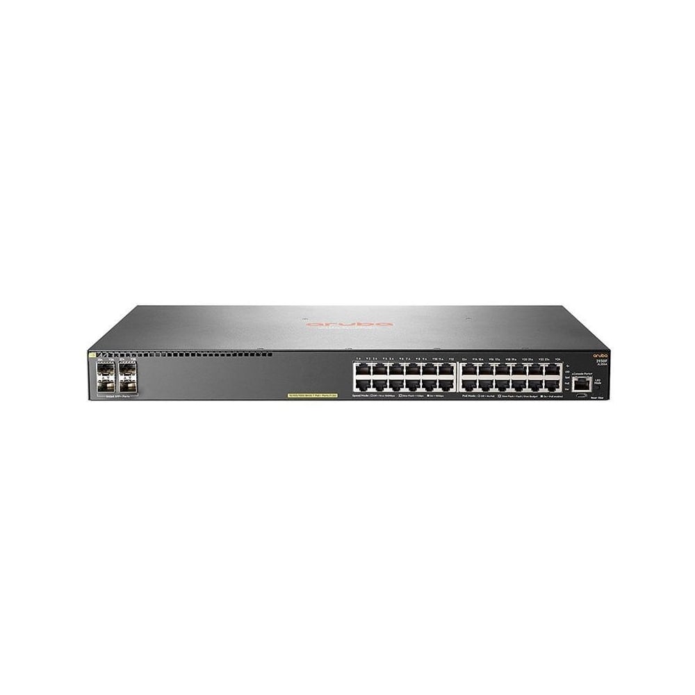 SWITCH HPE ARUBA 2930F - 24 PUERTOS RJ-45 GBE, 4 SFP+ POE, IDEAL PARA REDES EMPRESARIALES. - 1