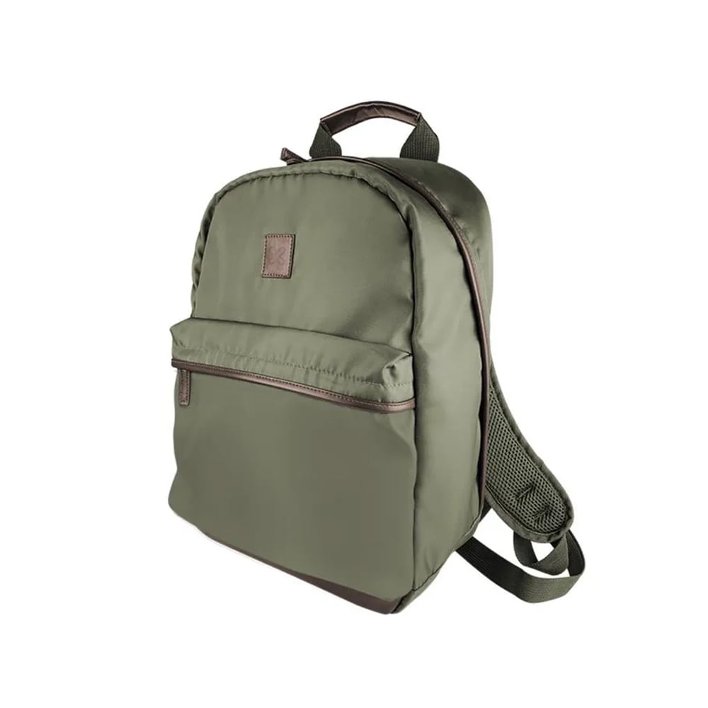MOCHILA PARA PORTÁTIL KLIP XTREME 15.6' EN POLIÉSTER 210D, COLOR VERDE, RESISTENTE Y FUNCIONAL - 1